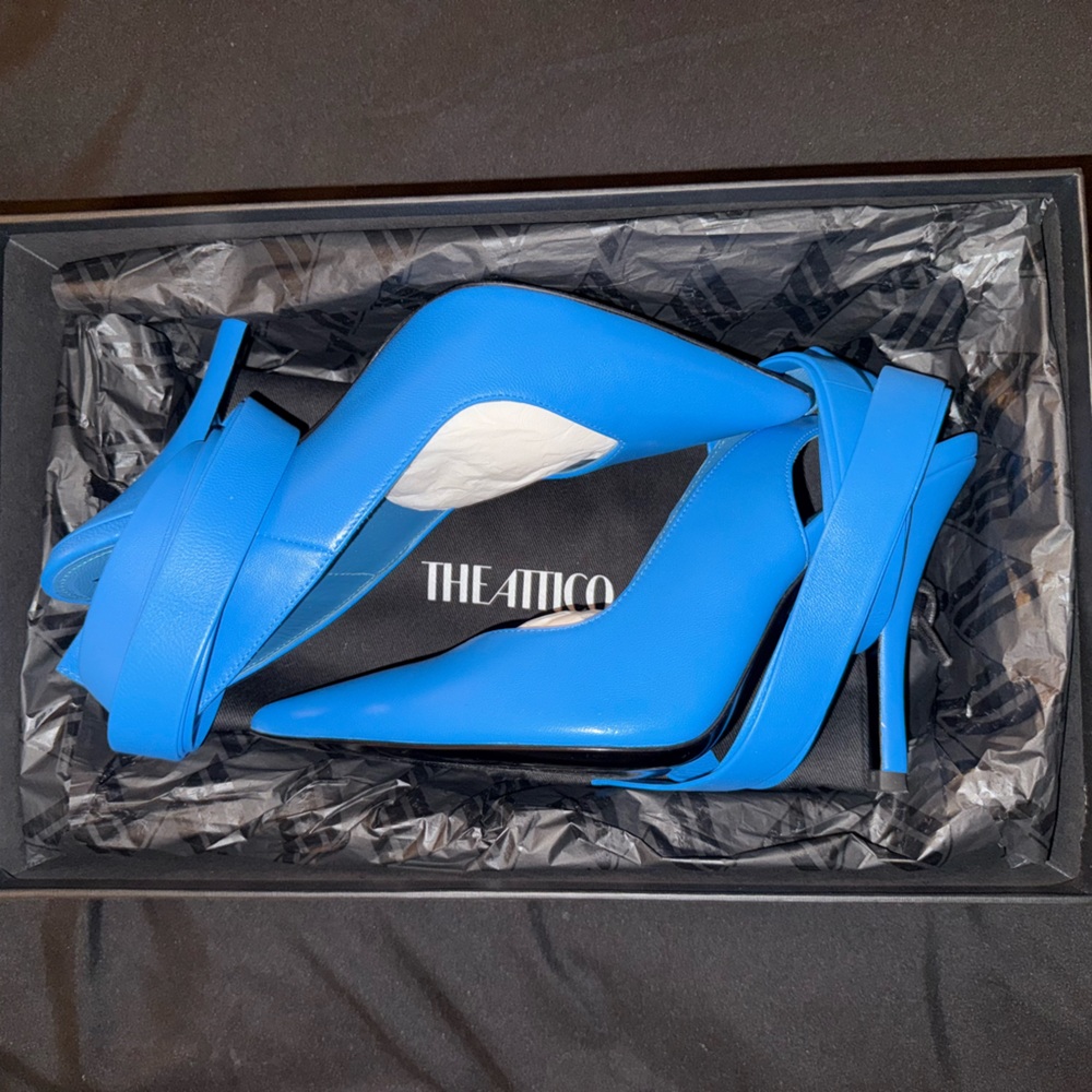 The Attico Women's Blue Heels